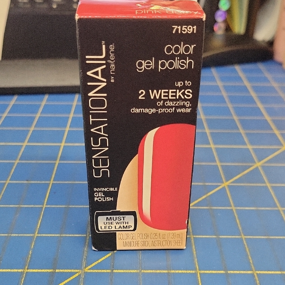 Sensationail Color Gel Polish 7.39ml New In Box